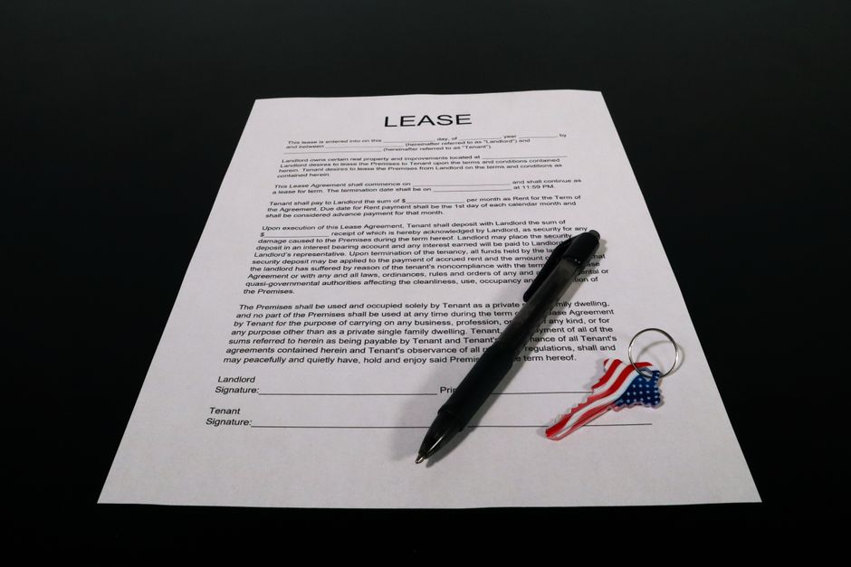 A lease agreement used as proof of pet-friendly housing during an adoption application