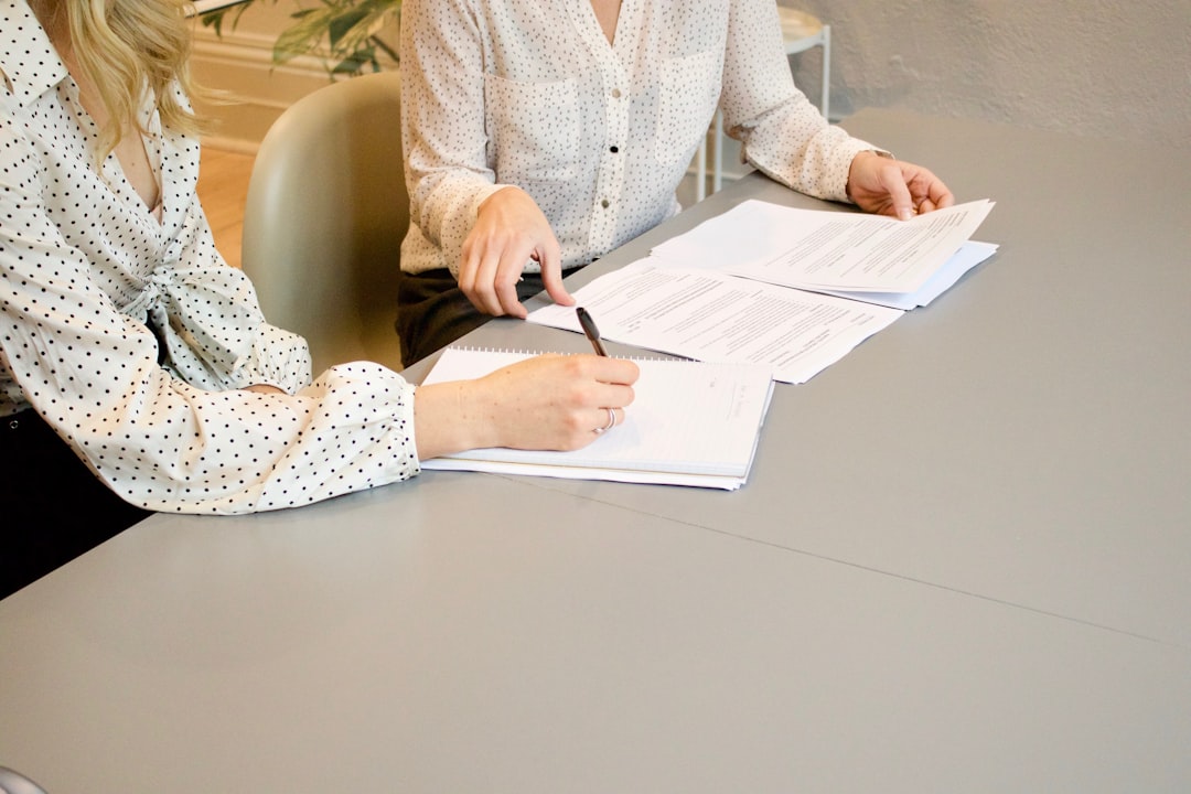 Reviewing lease terms and pet deposit fees before signing