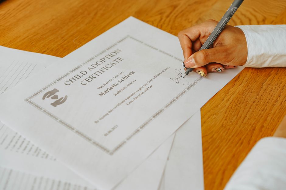 Registration paperwork for a recognized local TNR program