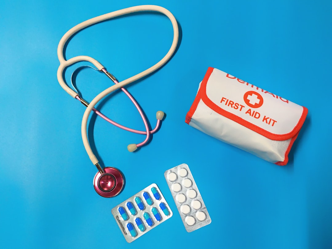A prepared first aid kit for cats