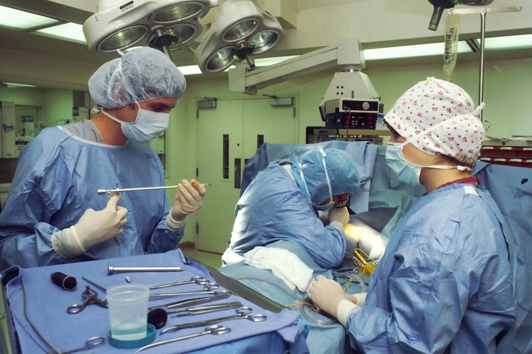 Spay surgery for a community cat during a TNR project