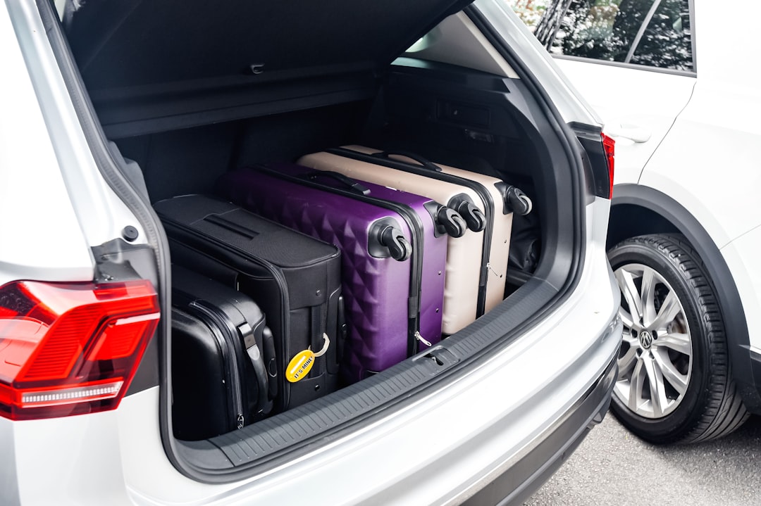 Evacuating by car with pets secured in carriers