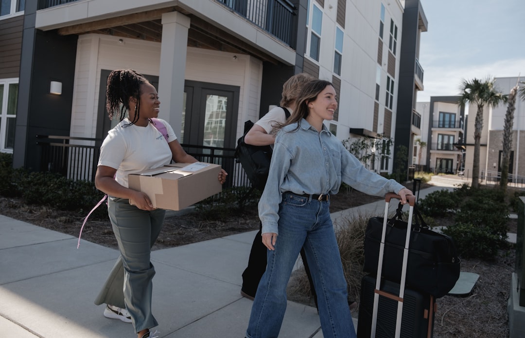 Moving boxes in a home, a common reason cats are rehomed in Fresno
